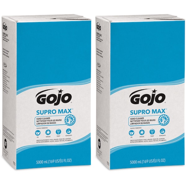 Gojo 1.3 gal (5 L) PRO TDX Refill Supro Max Hand Cleaner 2 PK GOJ757202 - main